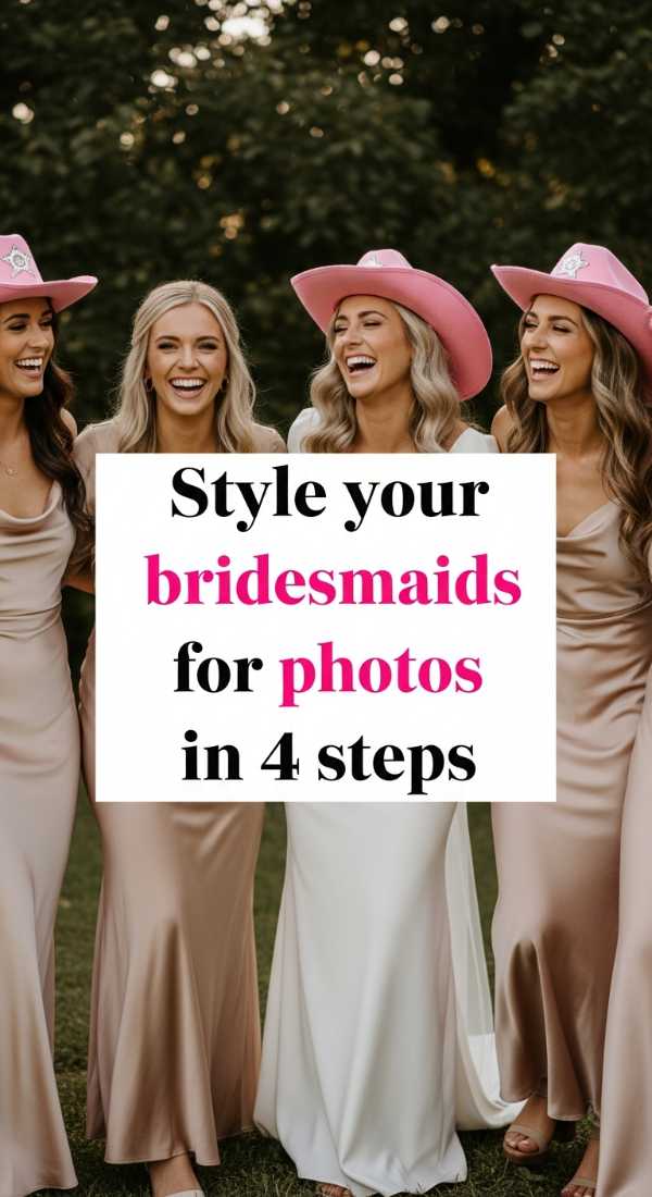 Style Your Bridesmaids For Photos In 4 Steps 69fc2d5fe1579