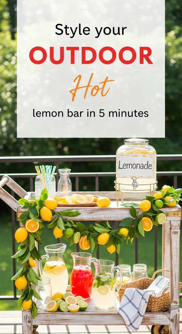 Style Your Outdoor Lemon Bar In 5 Minutes 69fc268375a80