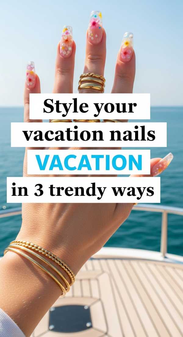 Sunkissed Style: The Must-Have Summer Nail Colors for June Style Your Vacation Nails In 3 Trendy Ways 6a0f0dc61172b