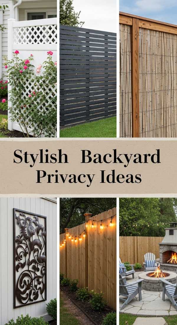 Stylish Backyard Privacy Ideas 6a04bc5c5e0e0