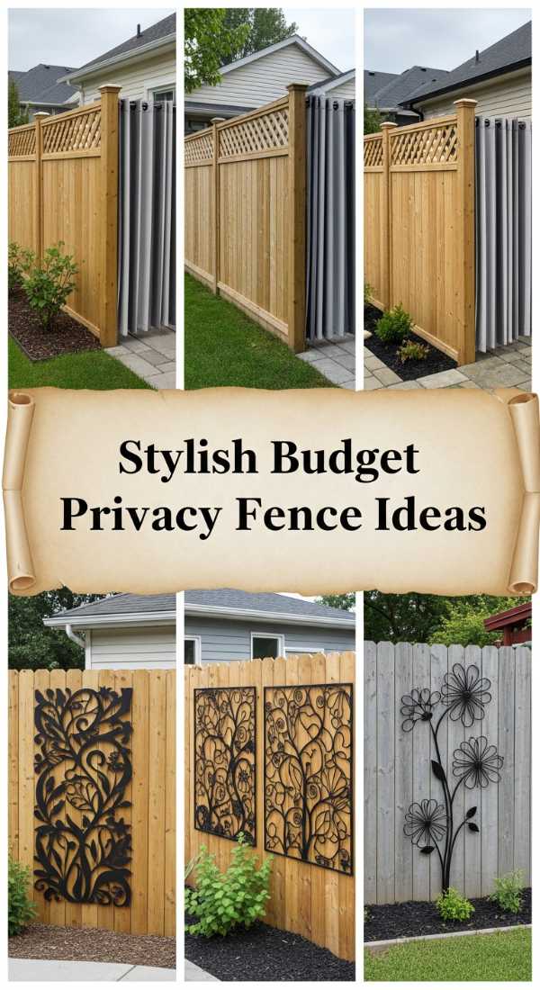 Stylish Budget Privacy Fence Ideas 6a04baf3843e8
