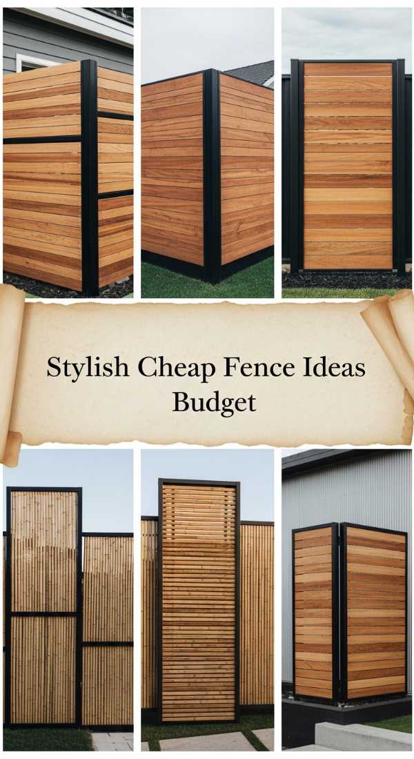 Stylish Cheap Fence Ideas Budget 69fb07705ff5d