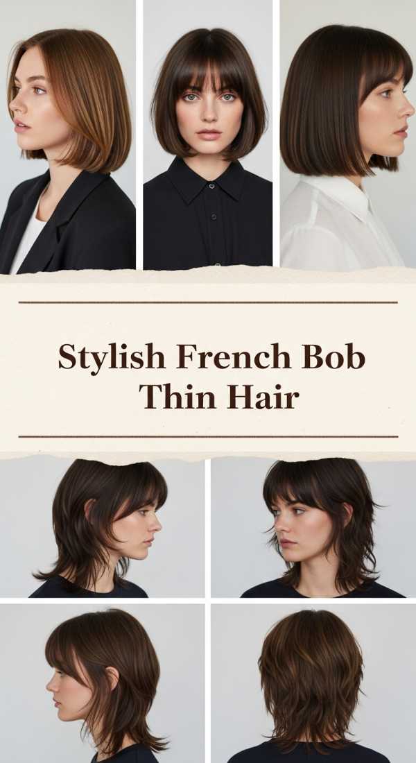 Stylish French Bob Thin Hair 6a141de33b8df