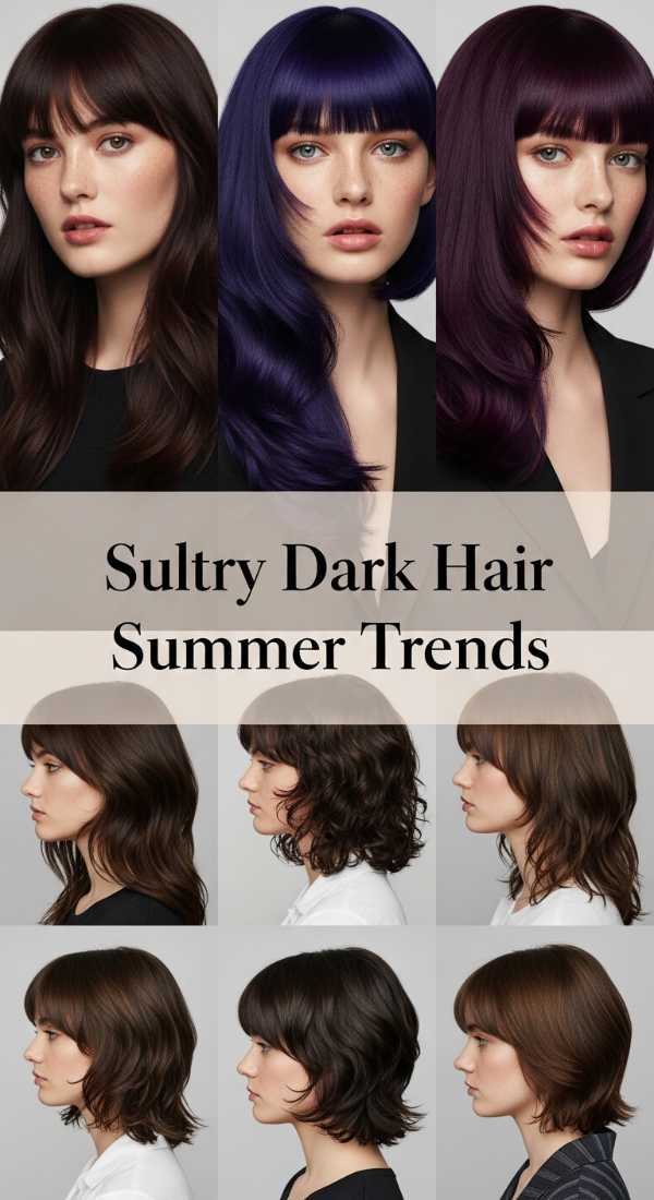Beyond the Bob: Top 5 Modern Hair Trends Redefining 2026 Sultry Dark Hair Summer Trends 6a1426ea676d5