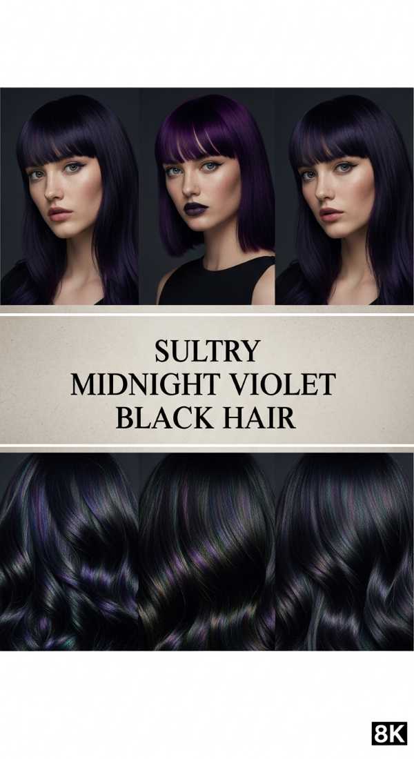 Silk, Shine, and Sophistication: Elevating Your Look in 2026 Sultry Midnight Violet Black Hair 6a1423c3dd410
