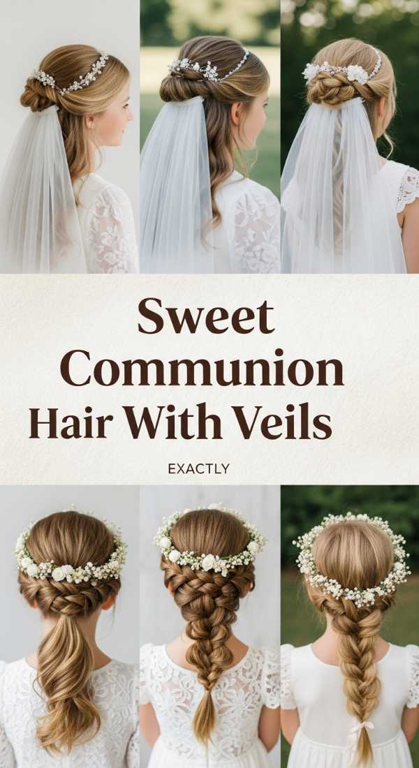 Sculpted for Tomorrow: The Ultimate 2026 Luxury Hair Guide Sweet Communion Hair With Veils 6a08cb71a0662