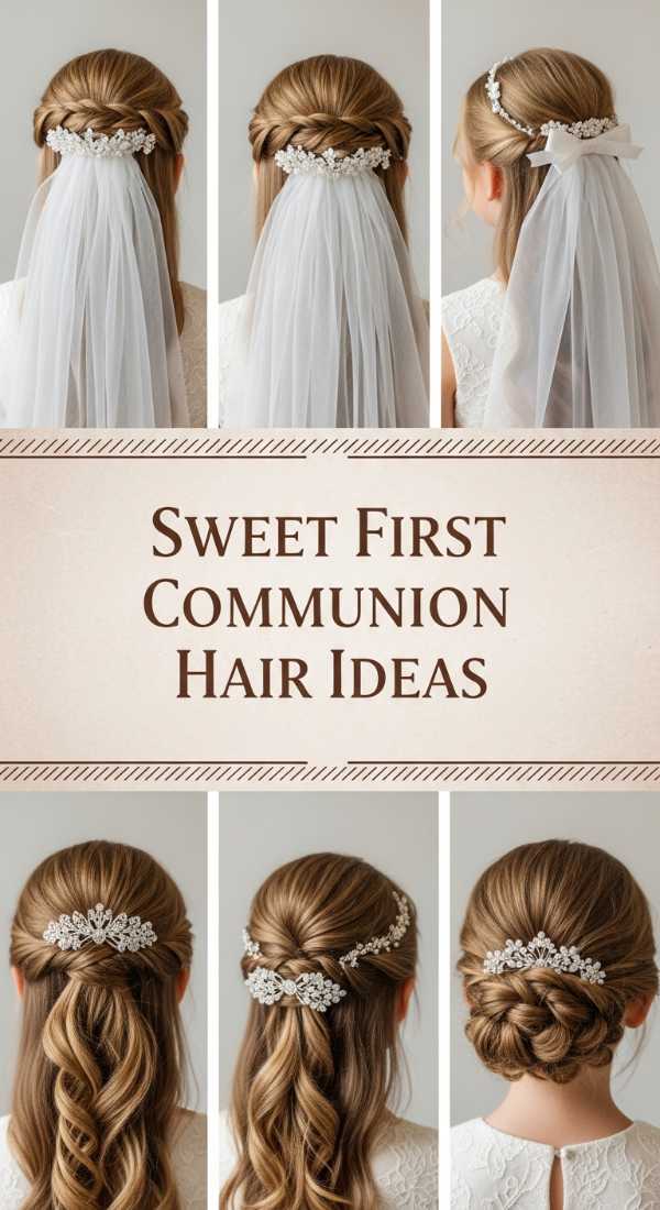 Unlock the Look: The Most Coveted Hairstyles Set to Dominate 2026 Sweet First Communion Hair Ideas 6a08ce79a9b8b