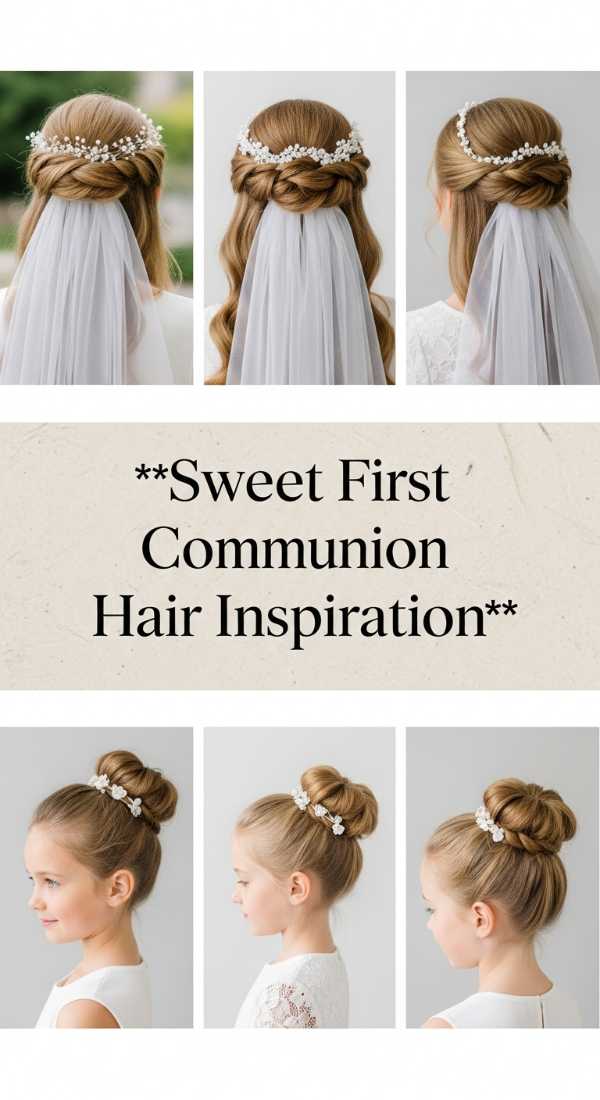 Sun-Kissed Styles: What’s Hot for Graduation Season 2026 Sweet First Communion Hair Inspiration 6a08d2989096a
