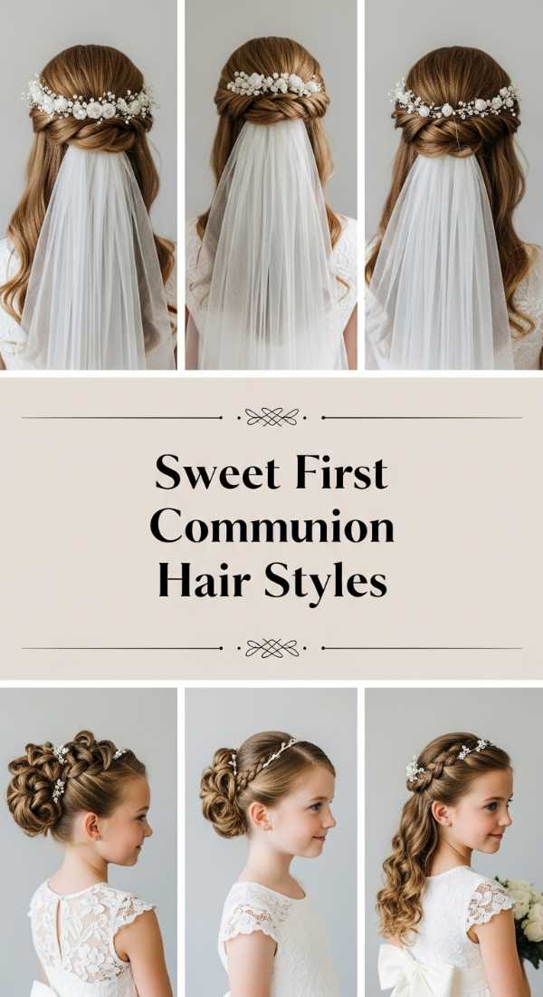 Sunkissed & Stylish: Your Go-To 2026 Summer Hair Lookbook Sweet First Communion Hair Styles 6a08d45349091