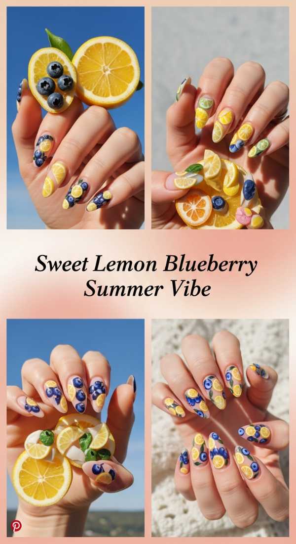 Sweet Lemon Blueberry Summer Vibe 69ff6db2e30cb