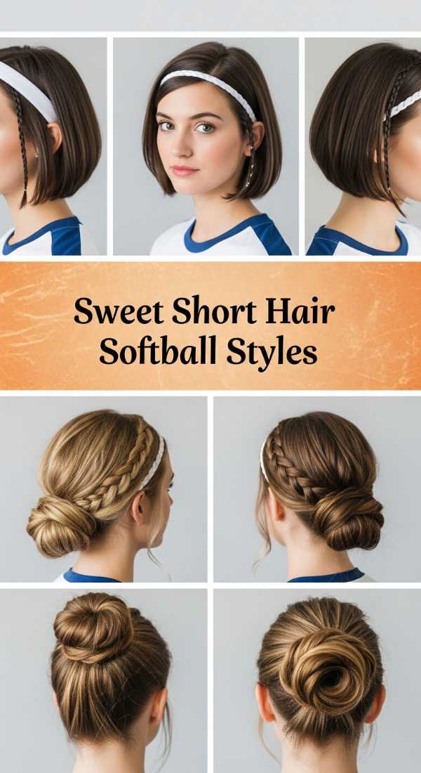 Glamour in Motion: Sophisticated Styling for High-Profile Occasions Sweet Short Hair Softball Styles 6a08ce6095b7a