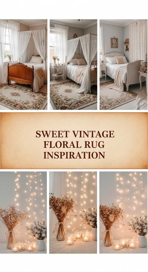 Sweet Vintage Floral Rug Inspiration 69f48f2dd34cc