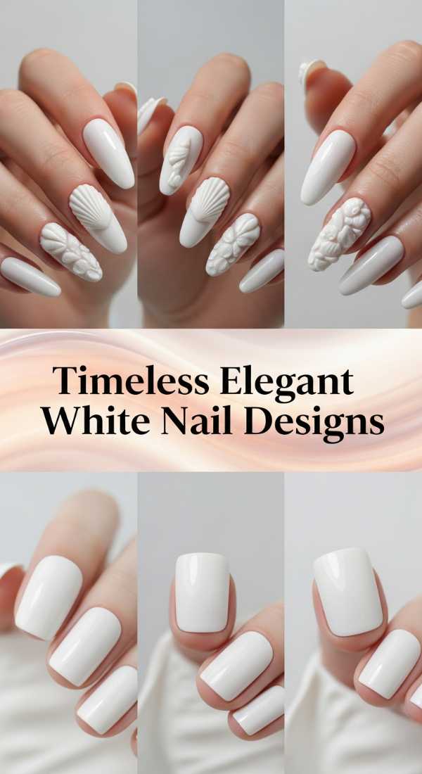 Timeless Elegant White Nail Designs 6a006c6fd7d93