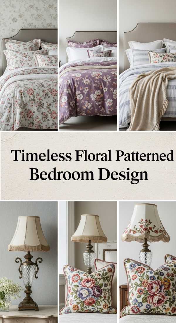 Timeless Charm: Transform Your Room with Vintage Florals Timeless Floral Patterned Bedroom Design 69fc6cf8f25de