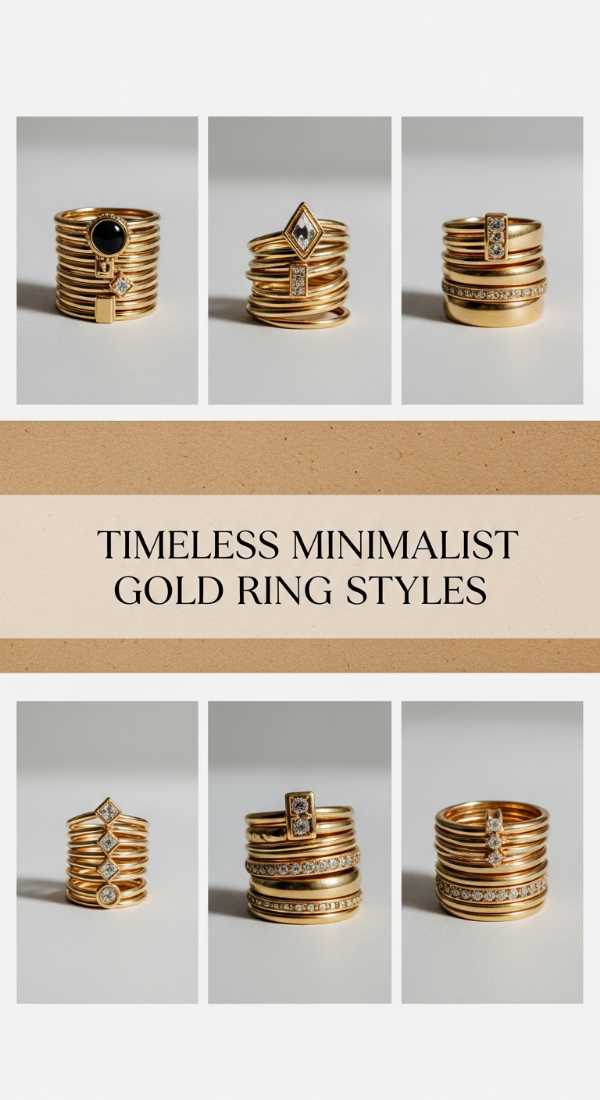 Timeless Minimalist Gold Ring Styles 69fdbc3d726cb