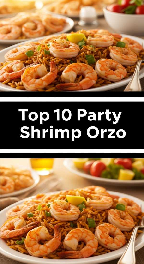 Top 10 Party Shrimp Orzo Perfect For Hosting 69fe1782f0b3e