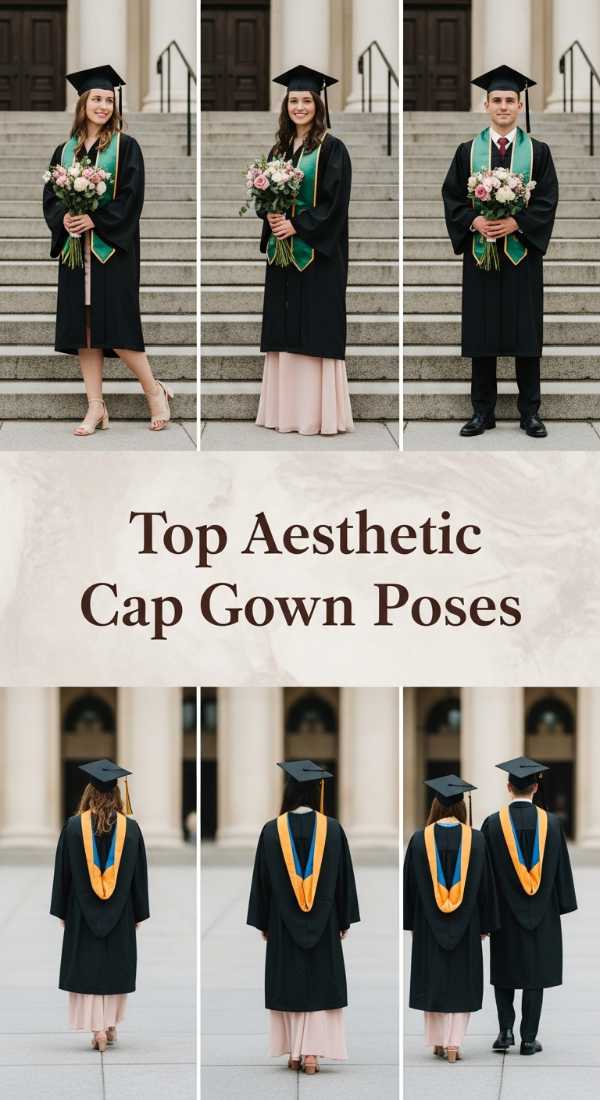 Gilded Gatherings: A Masterclass in High-End Holiday Style Top Aesthetic Cap Gown Poses 6a1349304f5db