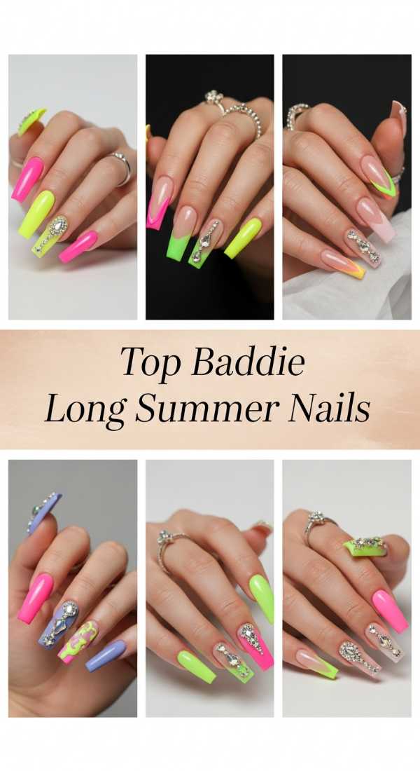 Top Baddie Long Summer Nails 6a006c728a3a5