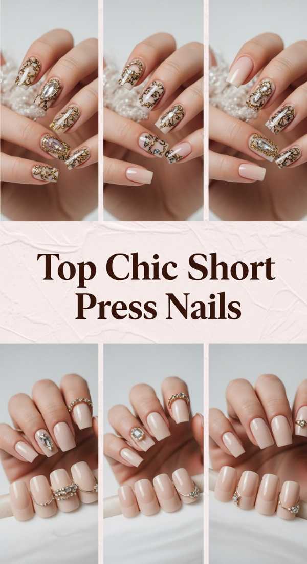 Top Chic Short Press Nails 6a085b6e409c0
