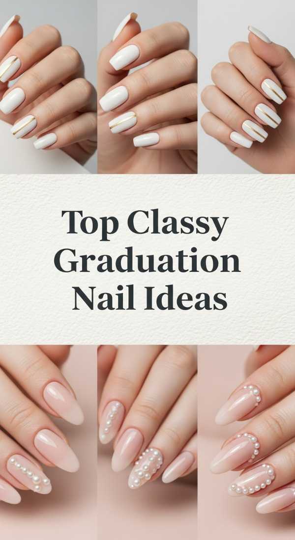 Top Classy Graduation Nail Ideas 6a134f2de5469