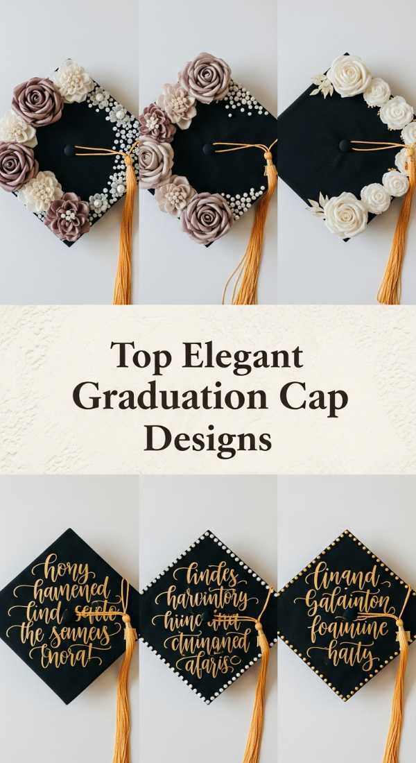 Top Elegant Graduation Cap Designs 6a1343fb81e11
