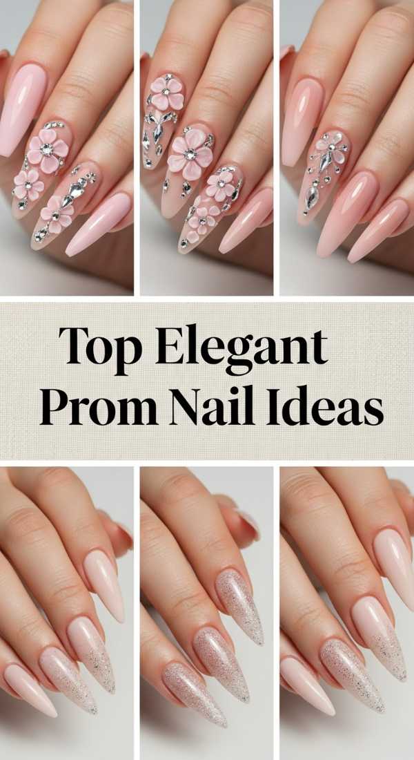 Top Elegant Prom Nail Ideas 69ff6db957897