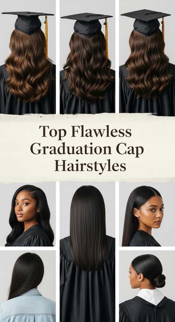 Top Flawless Graduation Cap Hairstyles 6a1426f55c41a