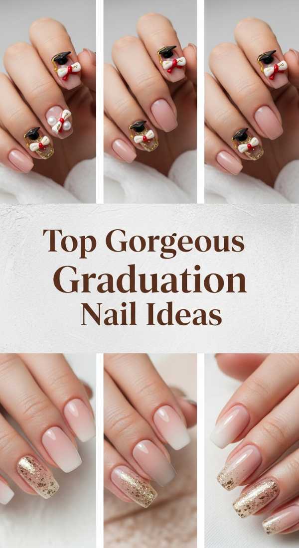 Top Gorgeous Graduation Nail Ideas 6a1347a2a5bed