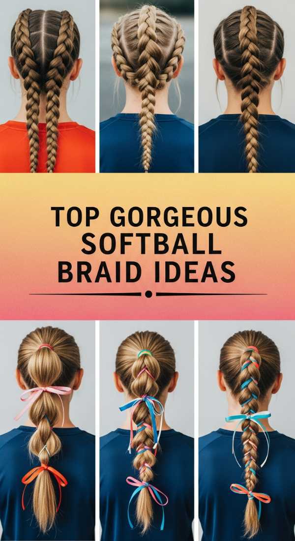 Glamour in Motion: Sophisticated Styling for High-Profile Occasions Top Gorgeous Softball Braid Ideas 6a08ce5e75367