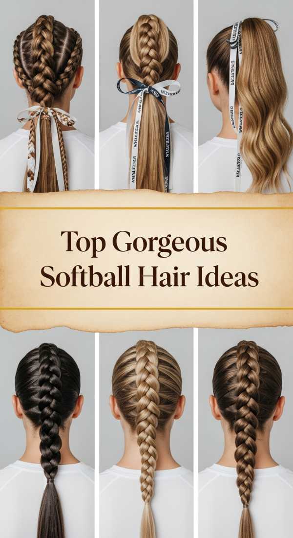 Top Gorgeous Softball Hair Ideas 6a08d42edca67