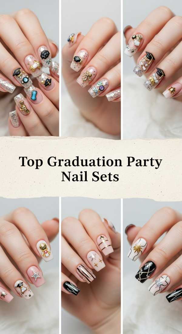 Top Graduation Party Nail Sets 6a134f0633ede