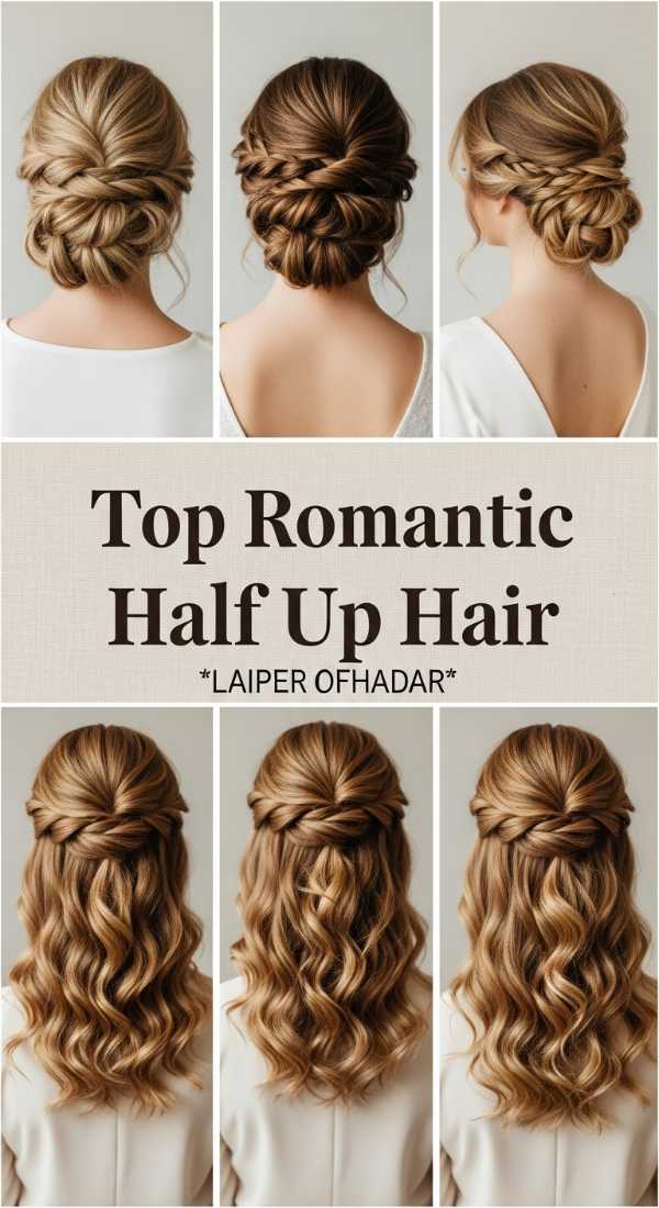 Top Romantic Half Up Hair 6a036701538dd