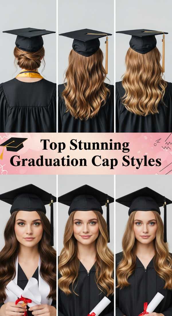 Top Stunning Graduation Cap Styles 6a08cd0262f8b