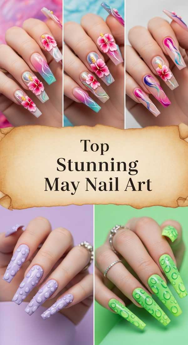 Top Stunning May Nail Art 6a13421c3d271
