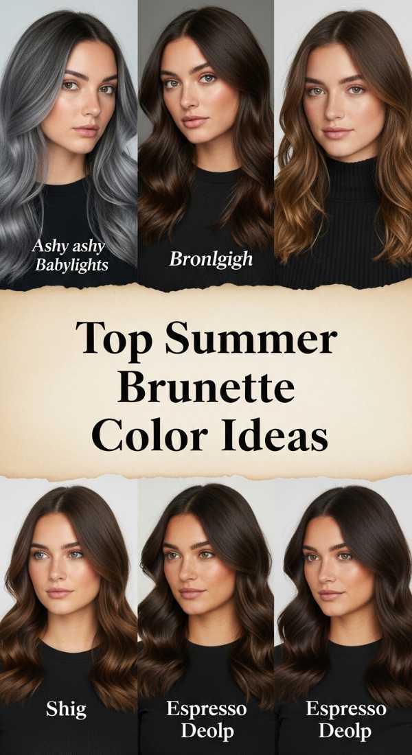 Top Summer Brunette Color Ideas 6a142cde5a0c4