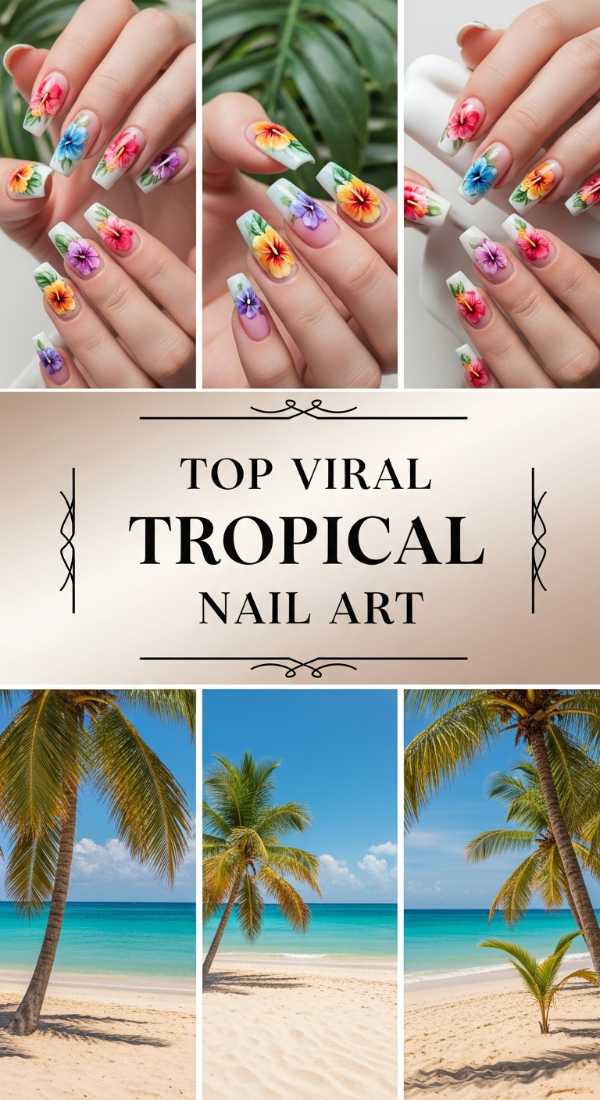 Top Viral Tropical Nail Art 6a1348fc79c37