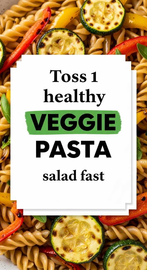 Toss 1 Healthy Veggie Pasta Salad Fast 6a1097b088b14