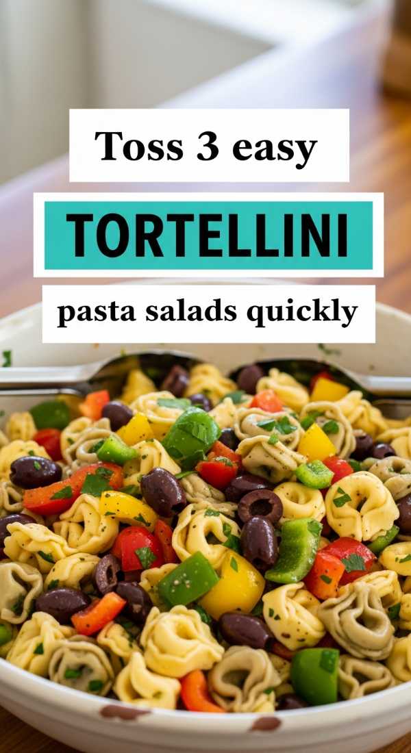 Toss 3 Easy Tortellini Pasta Salads Quickly 6a00183518ea0