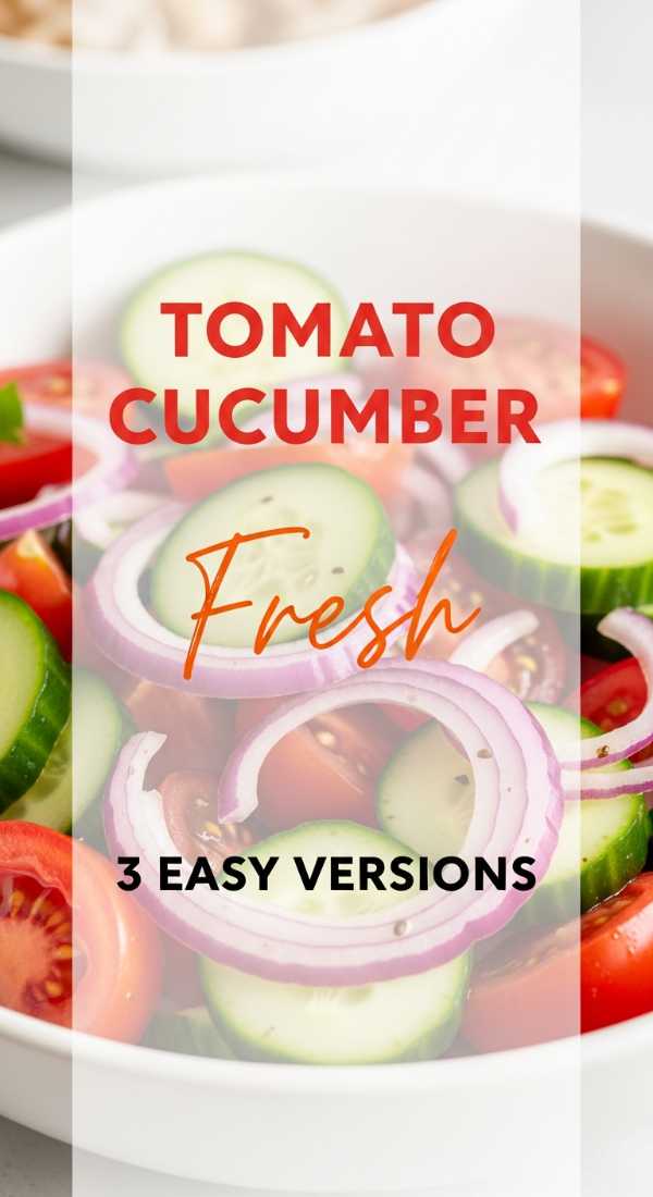 Sun, Sand, and Snacks: Your Complete Guide to Summer Cooking Toss 3 Fresh Tomato Cucumber Salads Easily 69fd74222b5f0