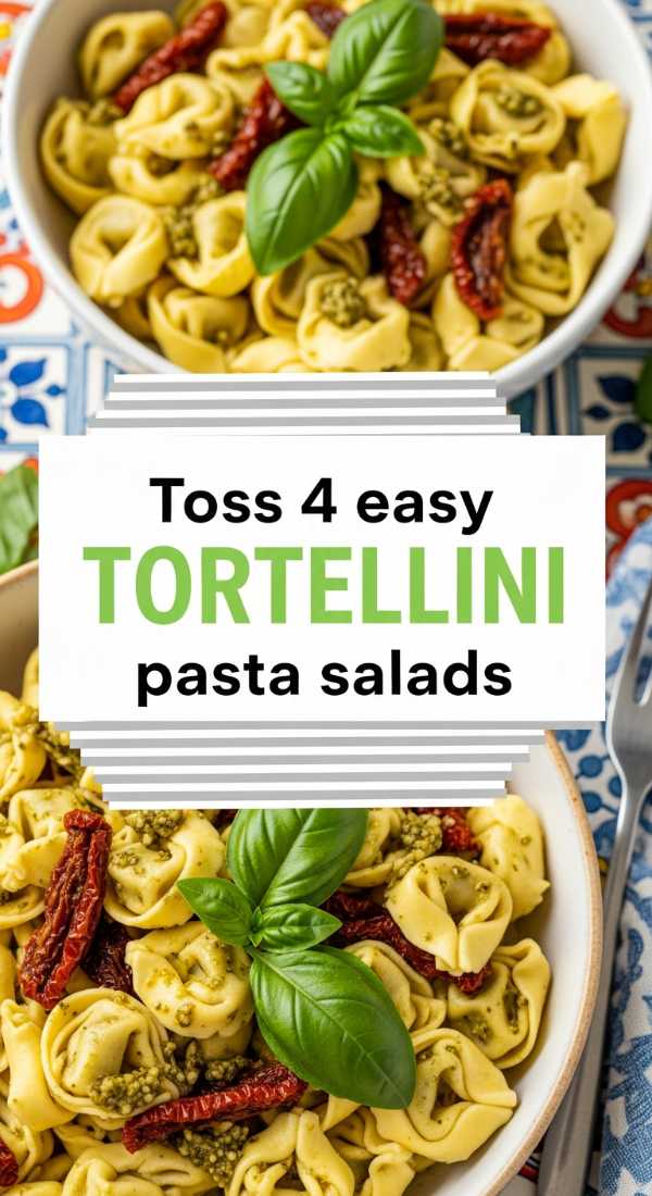 Fresh & Easy: 50+ Recipes for the Ultimate Summer Feast Toss 4 Easy Tortellini Pasta Salads 6a070b5fa932d