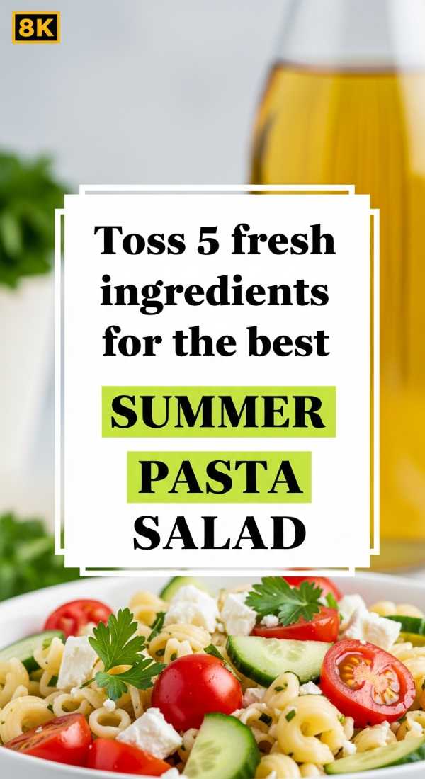 Toss 5 Fresh Ingredients For The Best Summer Pasta Salad 6a06ee652a910