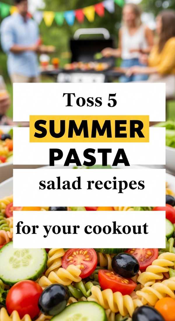 Toss 5 Summer Pasta Salad Recipes For Your Cookout 6a070b48512d0