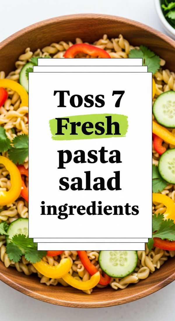 Toss 7 Fresh Pasta Salad Ingredients 6a10a0b4a87b1