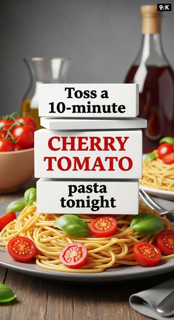 Taste the Sunshine: Essential Recipes for Your Best Summer Ever Toss A 10 Minute Cherry Tomato Pasta Tonight 6a017dbc8ee42