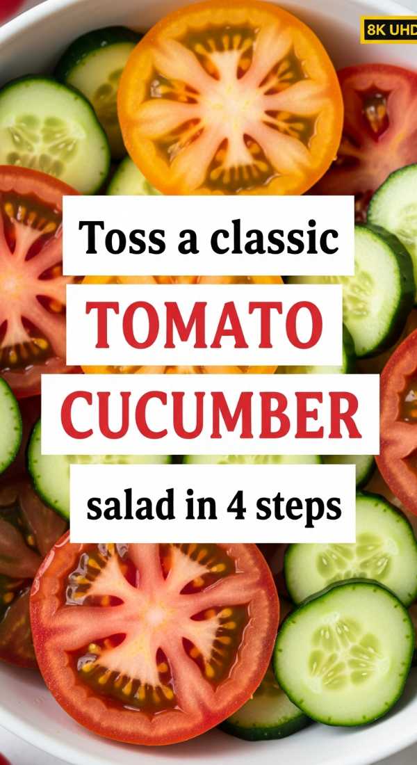 Toss A Classic Tomato Cucumber Salad In 4 Steps 6a06bdc99ce6b