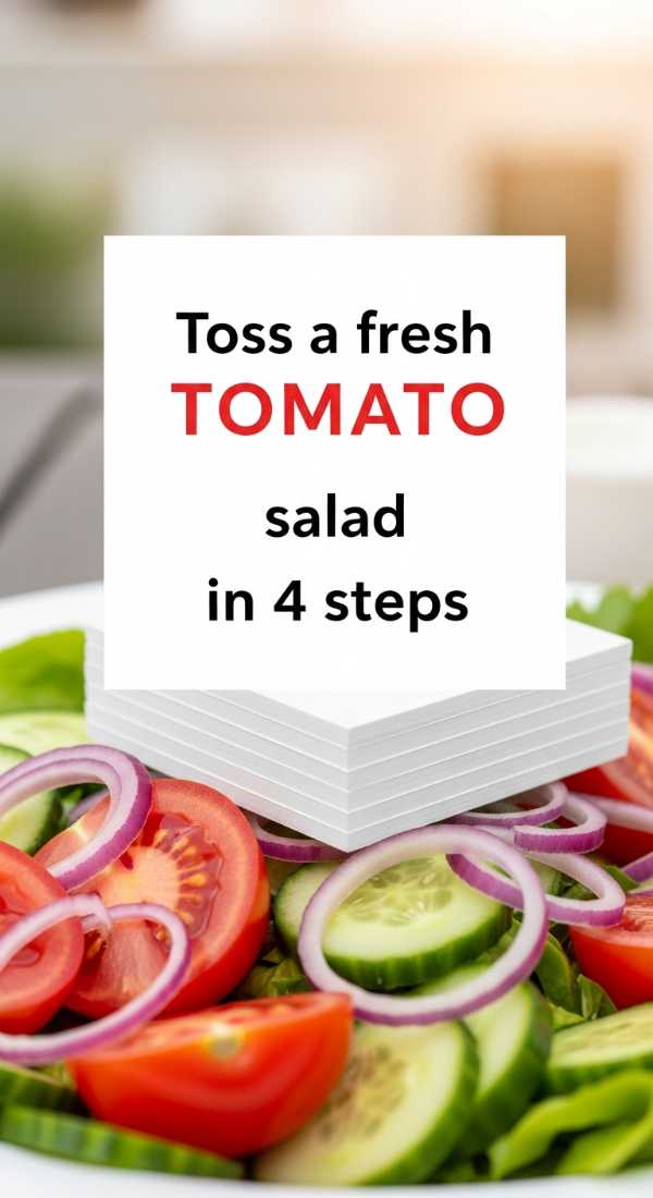 Toss A Fresh Tomato Cucumber Salad In 4 Steps 6a070399be158
