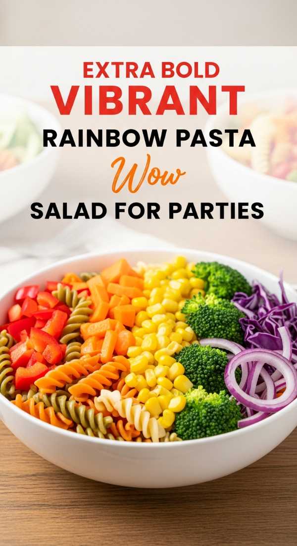 Toss A Rainbow Pasta Salad For Your Next Party 6a044b0e66373