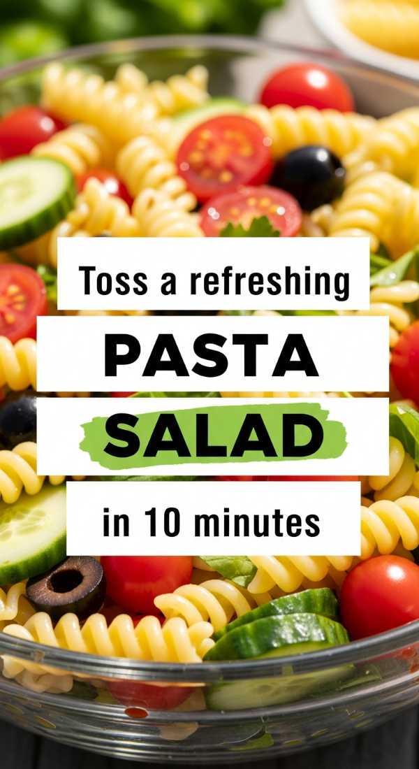 Toss A Refreshing Pasta Salad In 10 Minutes 6a070cf15244e