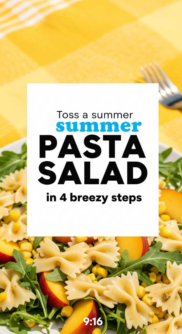 Toss A Summer Pasta Salad In 4 Breezy Steps 6a1097cf80129