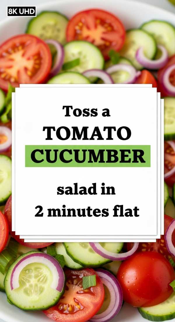 Toss A Tomato Cucumber Salad In 2 Minutes Flat 6a070394a63d8